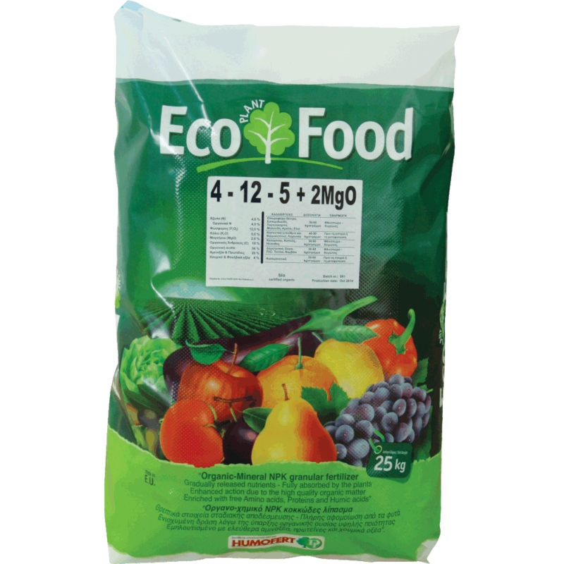 Eco Plant Food 4-11-5+19CaO+3S+0,2Fe+TE 25kg